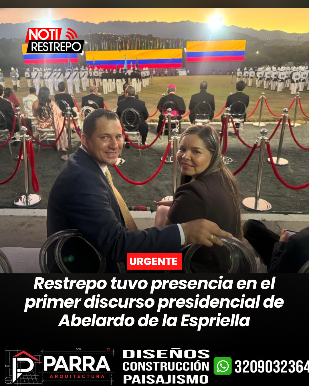 Restrepo tuvo presencia en el primer discurso presidencial de Abelardo de la Espriella