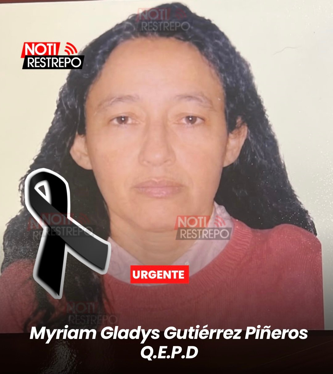 Restrepo despide a la señora Myriam Gladys Gutiérrez Piñeros