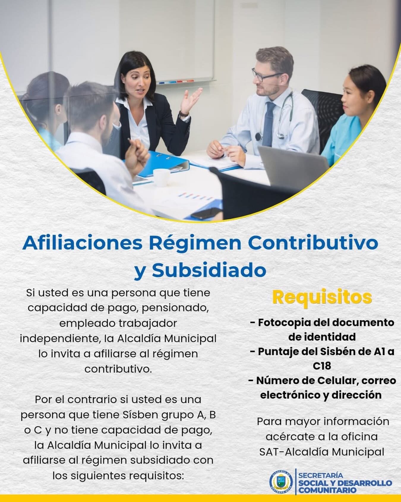 ¿Sin afiliación a salud? En Restrepo orientan a la comunidad para realizar el trámite